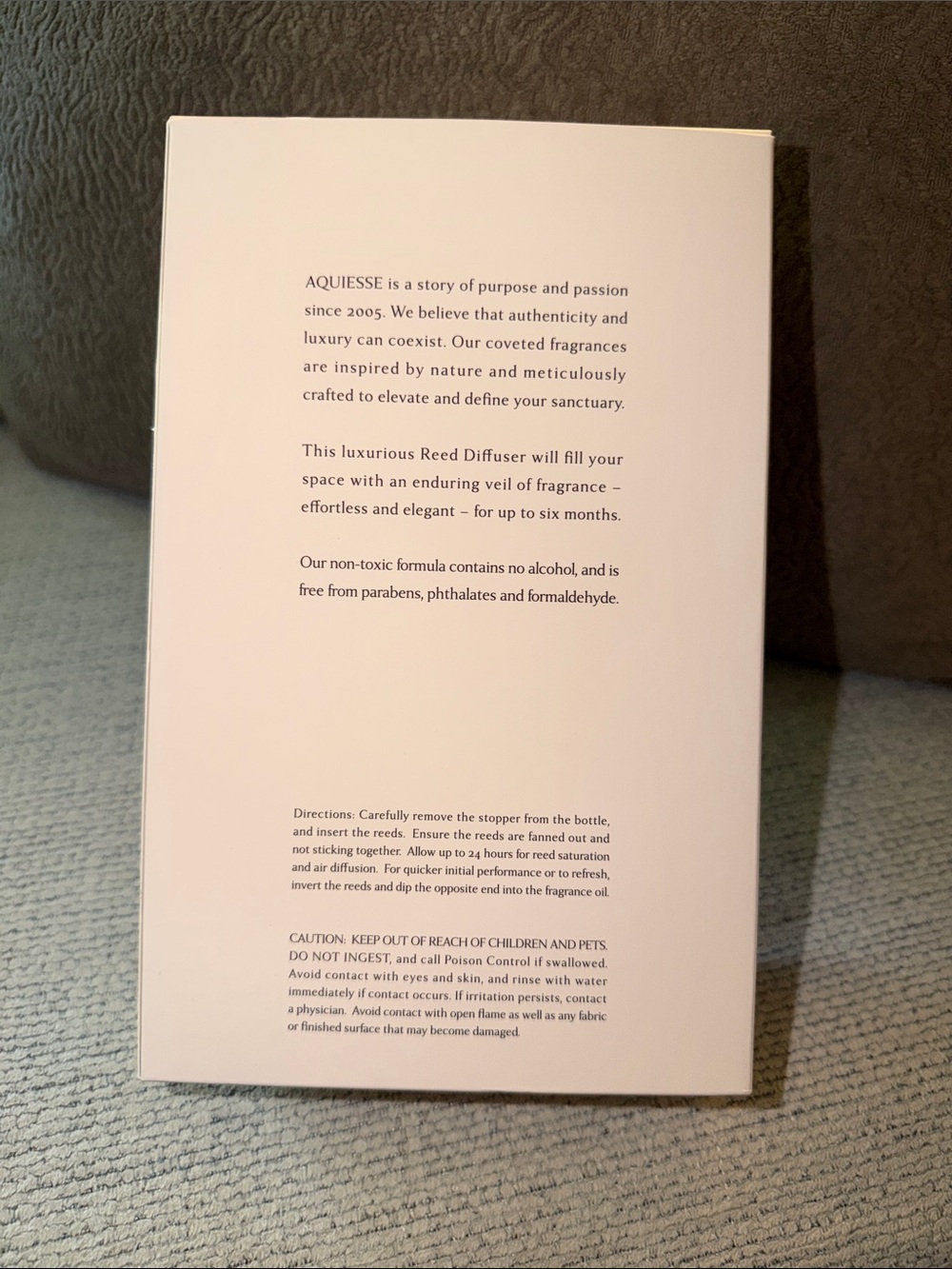 Luxe Linen Reed Diffuser - Soft Pink - Picture 2 of 3